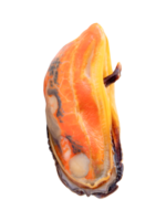 A green mussel meat isolated with clipping path in file format png