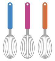 Whisk flat icon isolated on white background. vector