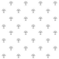 a seamless pattern with a tree on it vector