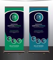 unique Unique company Business rollup banner design template vector