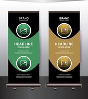 nice Unique company Business rollup banner design template vector