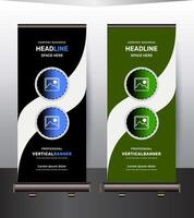 perfect Unique company Business rollup banner design template vector