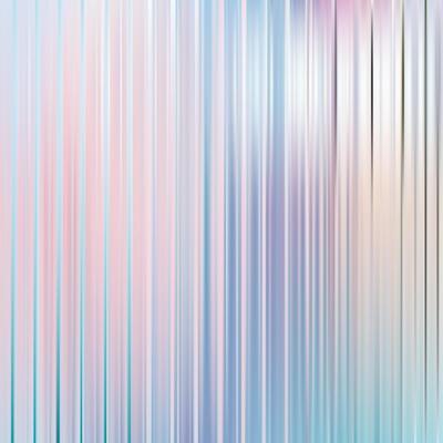 Glass pattern texture effect. Holograph ice reed metal. Abstract 3d ribbed line gradient. Fluted laser ripple striations. Silver light corrugated transparent wall. Seamless frosted plastic prism panel