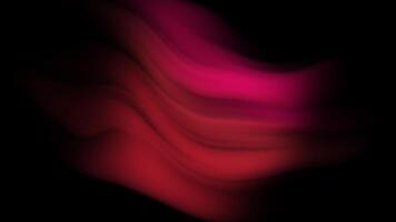 Abstract Red and Pink Wave Motion Background, 2D Animation in 4K, Smooth Flowing Waves, Dynamic Animated Backdrop video