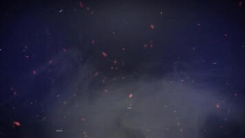 Fire and Smoke Motion Background on a Black Background Stunning 2D Animation in High Resolution video