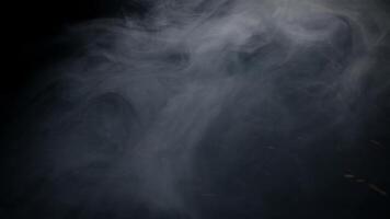 Close Up of Smoke on a Black Background Stunning 2D Animation with Artistic Visuals in High Resolution video