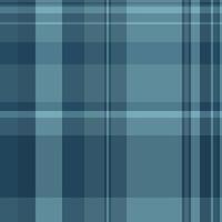 Trade textile tartan, quilt texture fabric pattern. Flooring background seamless plaid check in cyan color. vector