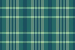 Invitation background check texture, backdrop plaid fabric. Illustration seamless pattern tartan textile in cyan and teal colors. vector