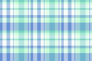 Woven tartan check, model fabric pattern plaid. Sexy texture seamless background textile in light and cyan colors. vector