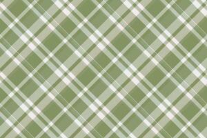 Product pattern plaid tartan, packing check texture. Rough seamless fabric background textile in pastel and green colors. vector