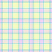 Printout background textile pattern, back to school fabric plaid check. Femininity seamless tartan texture in light and cyan colors. vector