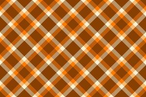 Elegance texture plaid tartan, holiday check background pattern. Perfect fabric textile seamless in orange and bright colors. vector