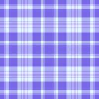 Advertising texture tartan pattern, custom fabric seamless. Mosaic plaid background check textile in light and indigo colors. vector