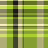 Apparel texture plaid pattern, contemporary tartan seamless textile. Surface fabric background check in lime and pastel colors. vector