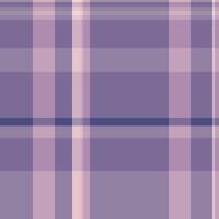 Graphical check fabric tartan, old textile seamless texture. Design plaid background pattern in pastel and light colors. vector