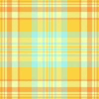 Wear fabric plaid texture, floor textile seamless background. Cosy tartan pattern check in lime and yellow colors. vector