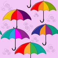 background picture of colorful bright spring summer umbrellas umbrellas for backgrounds and pictures, spring illumination summer picture vector