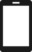 Smartphone with blank screen, device front view, mobile phone mockup, blank screen isolated, cellphone or touchscreen, mock-up for ui ux presentation, and smart phone with an empty screen isolated. vector