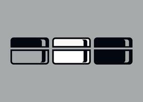 black and white icon of a set of cream jars on a white background vector