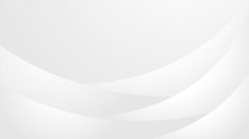 Abstract White Background with Smooth Curves and Simple Design vector