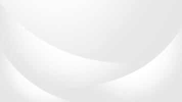 Abstract White Background with Gentle Curves and Subtle Gradient Design vector