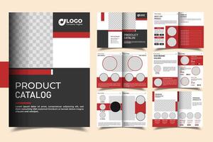 Product Catalog Profile design, a4 print ready catalog. Product catalog design for your business vector