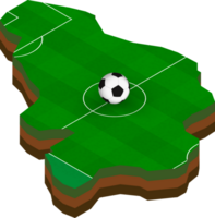 Isometric map of Belgium with football field. png