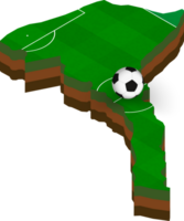 Isometric map of Eritrea with football field. png