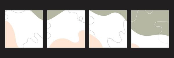 Abstract Background Design set vector