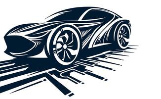 An image of a car illustration on a white background vector