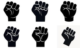 Powerful Fist Icons vector