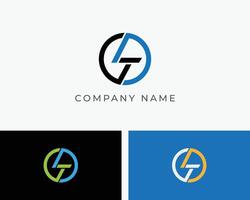 LT Circle Logo Design Graphics Templates vector