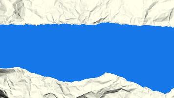 Torn paper with blue background creates an artistic backdrop for design and creative projects in various artistic styles and applications vector