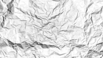 Crumpled white paper texture with intricate folds and shadows showing subtle variations in light and depth in a uniform background vector