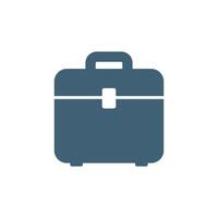 Suitcase, Briefcase Icon Logo Template Illustration Design vector