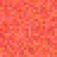 Pixel square tiled mosaic background - geometrical graphic design from colored squares vector