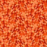 Orange color abstract gradient diagonal square pattern background design vector
