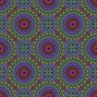 Geometrical oriental gemstone mandala pattern design background vector