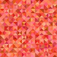 Abstract triangle tile mosaic background - graphic from triangles in colorful tones vector