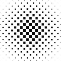 Black and white square pattern background design vector
