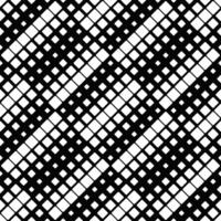 Geometrical square pattern background design - black and white abstract graphic with rounded squares vector