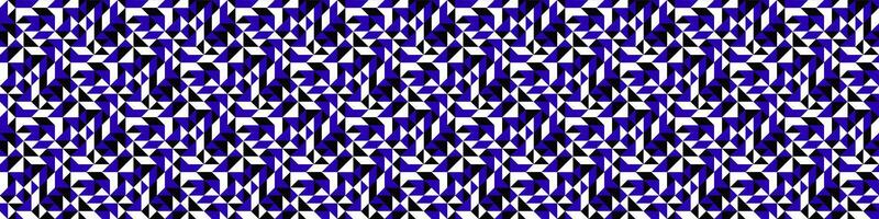 Horizontal abstract seamless geometric mosaic pattern background vector