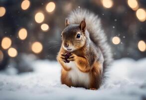 advertisement wildanimal holiday animal rodent blank vertical backyard squirrel background away billboard photo