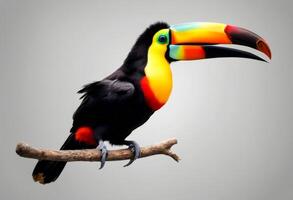 beak mother toucan animal wildlife bird mom ai cutout baby forest generative olated background transparent ornithology wild photo