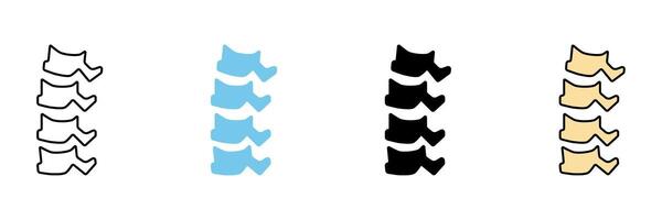 Spine concept line icon. Simple element illustration. vector