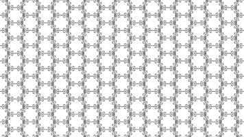 Seamlessly Repeated Geometric Pattern with Symmetrical Shapes in Gray on White vector