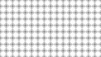 Seamless Geometric Pattern With Ornamental Design in Monotone Line Art Style vector