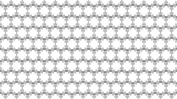Geometric pattern featuring a symmetric gray design over a clean white background, suitable for wallpaper designs, fabric art, and digital projects. vector