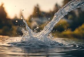 action water freshness dripped abstract liquid clean bubble clear effect1 flow drink photo