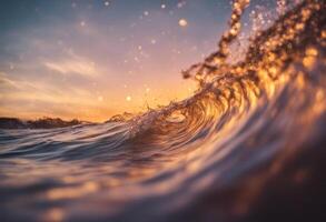 beauty climate colorful brightly high blue sunset ocean image time horizontal day breaking wave environment falling photo